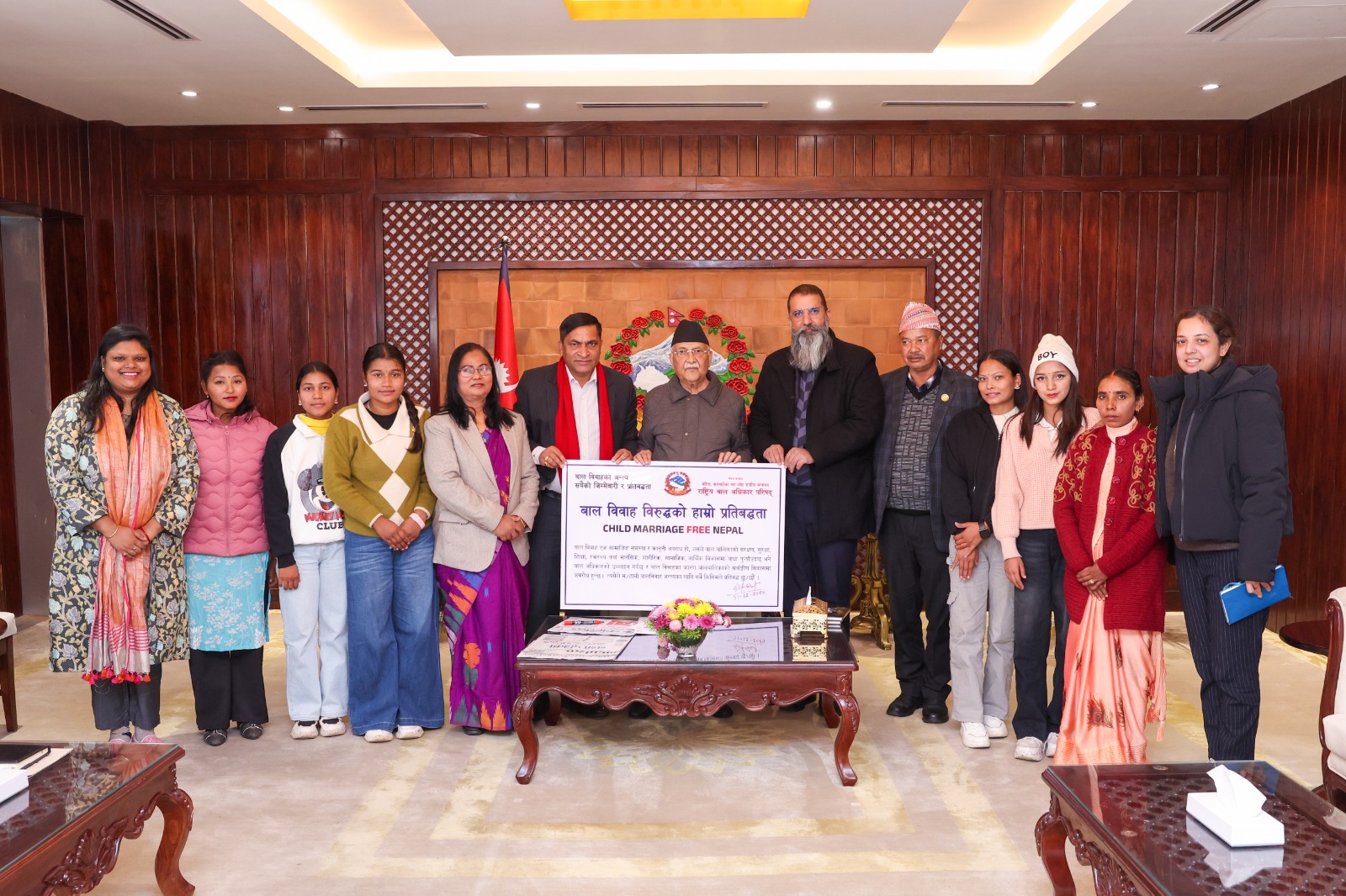 बालबिबाह मुक्त अभियान सुरू, प्रधानमन्त्रीको शुभकामना