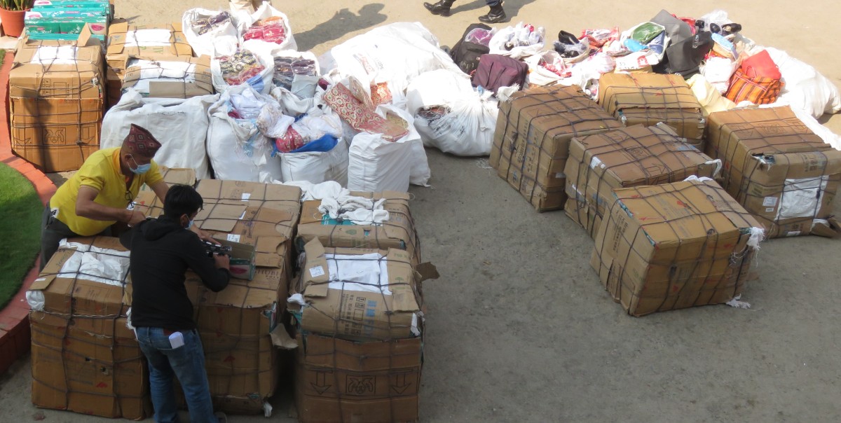 पर्सामा सशस्त्र प्रहरीद्वारा १५ करोड १८ लाख बराबारको सामान पक्राउ